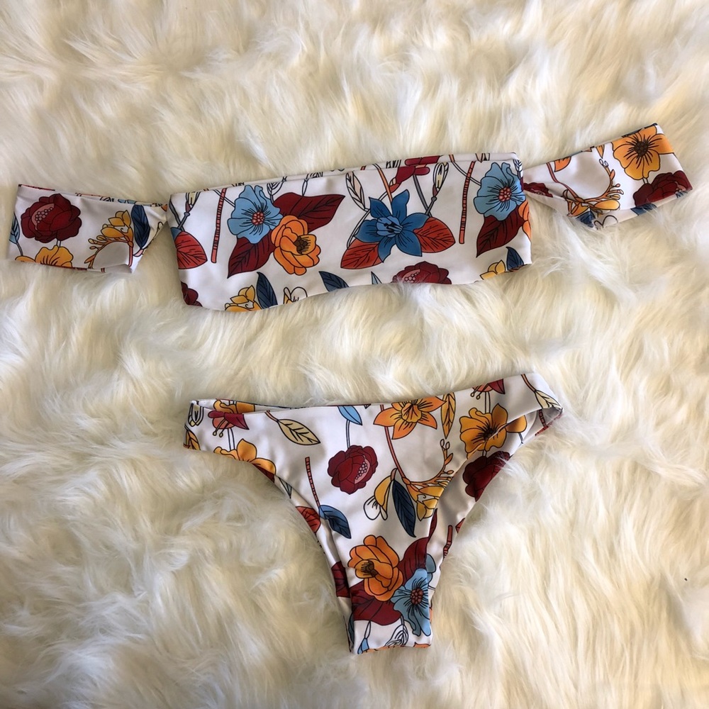 Floral Print Bikini-NWOT!